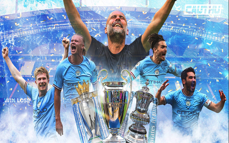 Khám phá đội hình Man City giành cú ăn 3 lịch sử 