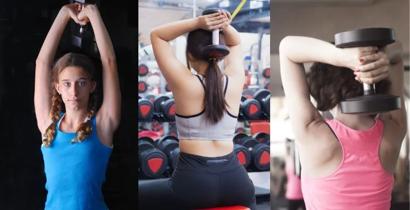 các bài tập với tạ tay cho nữ